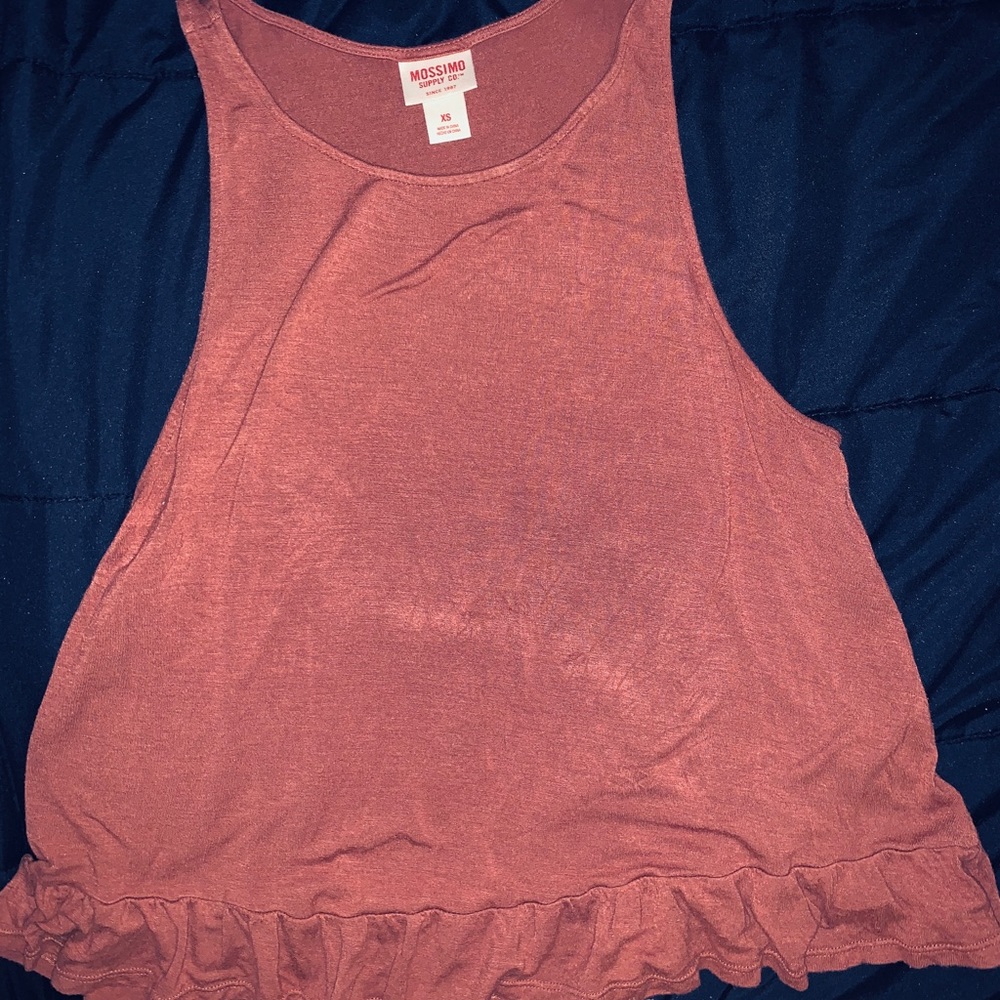 Cute Pastel Burgundy Tank